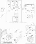 Carburetor Exhaust System Kit - Carburetor Overhaul Diagram and Parts List for 21C214-0111-E1  Briggs and Stratton Engine